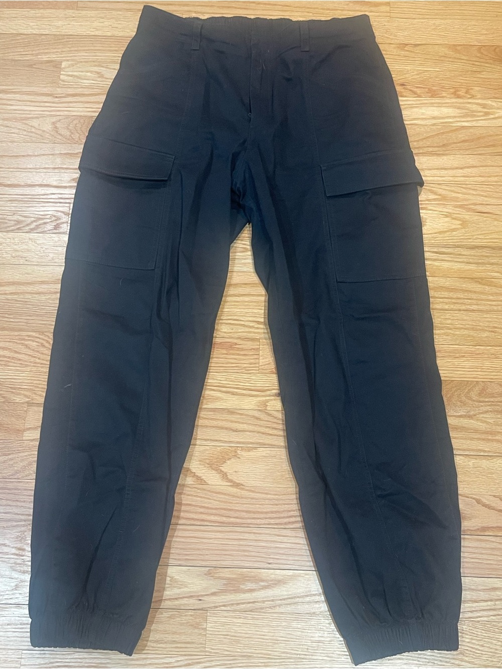 GAP Black Cargo Track Joggers with Utility Pockets